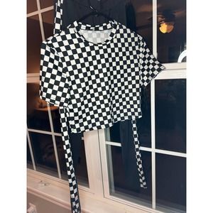 Racer Leggings Crop TOp outfit